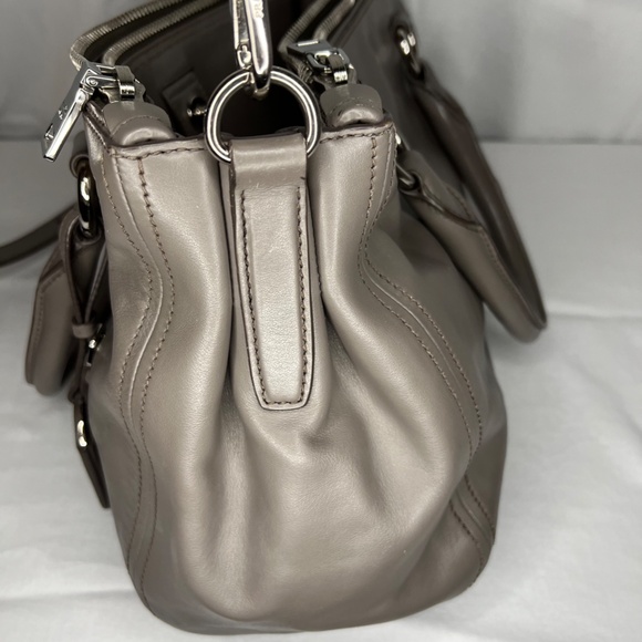 Prada Grey Leather Satchel - Picture 6 of 16